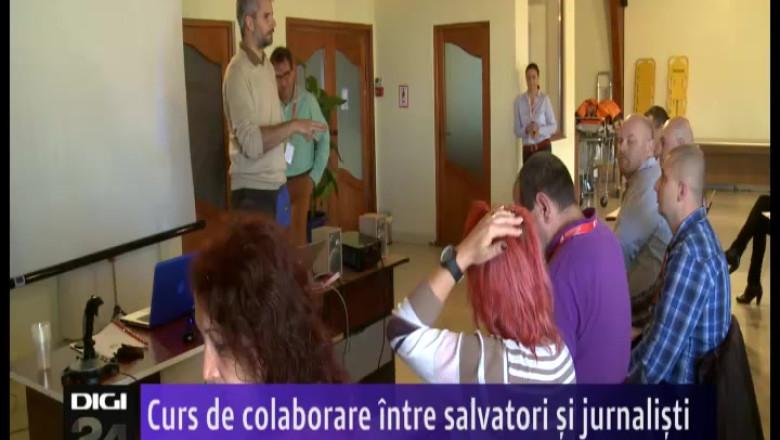 Curs de colaborare intre salvatori si jurnalisti Imagine