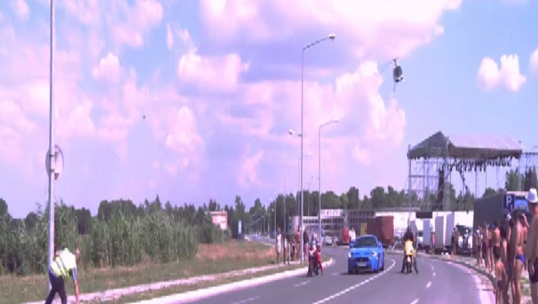 Cursa neobisnuita pe litoral Imagine