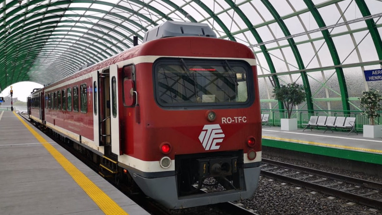 Curse de tren pe ruta Aeroportul Otopeni – Ruse incepand din luna martie. Cat va dura o calatorie si care vor fi preturile Imagine