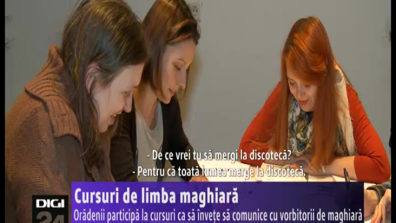 Cursuri de limba maghiara pentru oradeni, organizate de o asociatie din oras Imagine