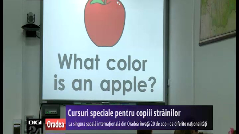 Cursuri speciale pentru copiii strainilor. La singura scoala internationala din Oradea invata 20 de elevi de diferite nationalitati Imagine