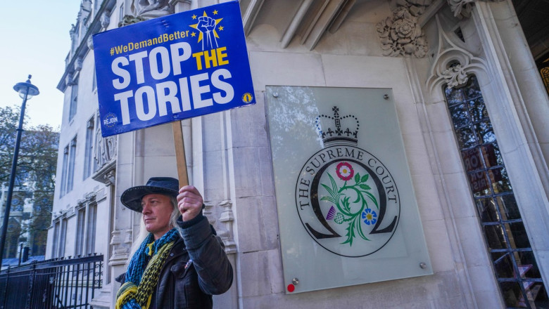 Curtea Suprema britanica demoleaza politica anti-imigranti a lui Rishi Sunak. Schema de deportare in Rwanda ramane ilegala Imagine