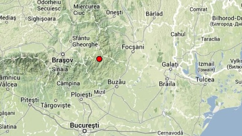 Cutremur cu magnitudinea 5 resimtit la Bucuresti, Chisinau, Constanta Imagine