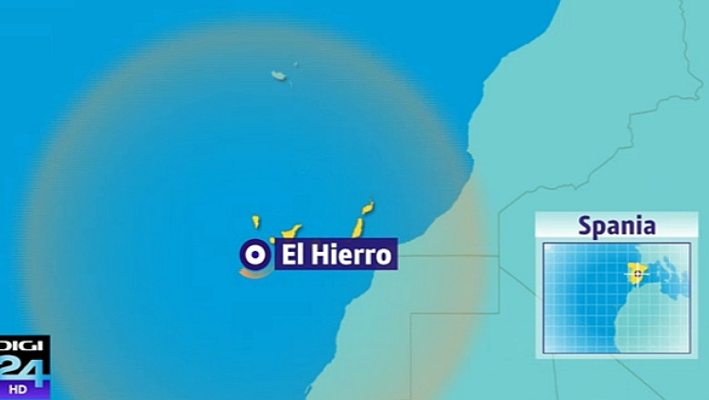 Cutremur de 5,1 pe scara Richter in Insulele Canare, dupa o saptamana cu 500 de seisme de intensitate mica Imagine