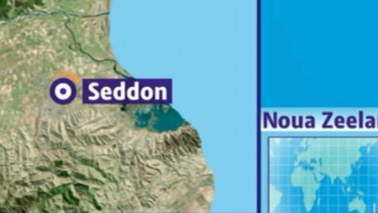 Cutremur de suprafata in Noua Zeelanda. Seismul a avut o magnitudine de 6,2 Imagine