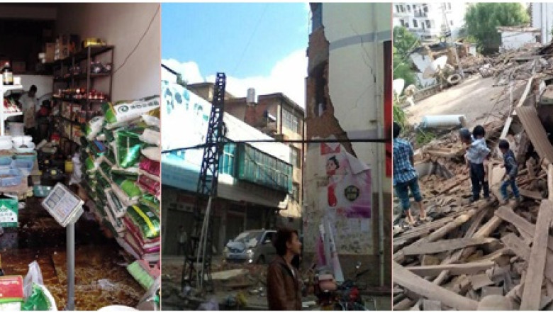 CUTREMUR in China. Bilantul victimelor a crescut: cel putin 367 de morti si 1800 de raniti Imagine