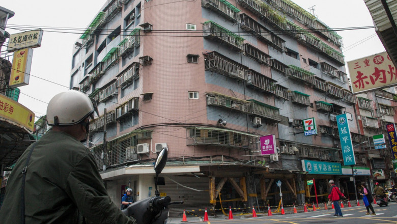 Cutremur in Taiwan. Cladirile din capitala au fost zguduite Imagine
