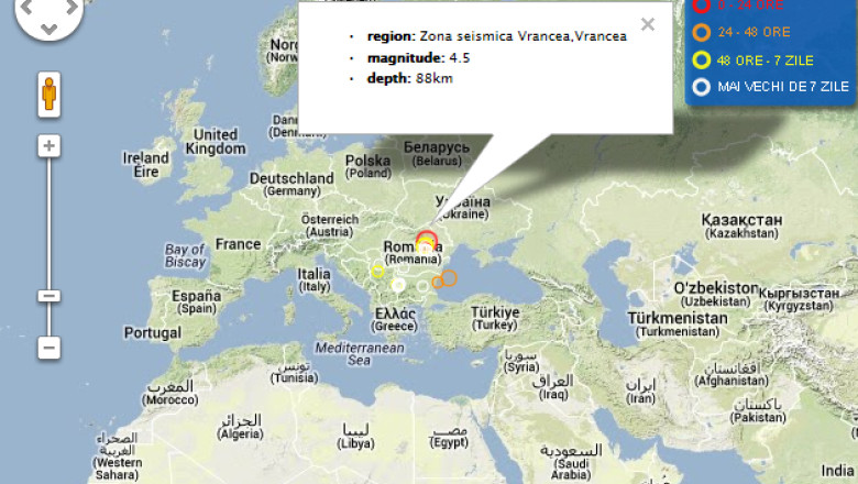 Cutremur in Vrancea. Seismul a avut magnitudinea de 4,5 Imagine