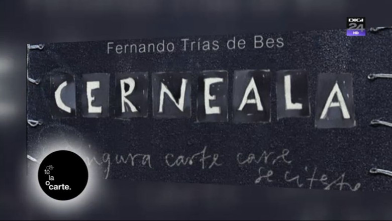 Da-te la o carte. Radu Paraschivescu recomanda cartea „Cerneala”, de Fernando Trias de Bes Imagine