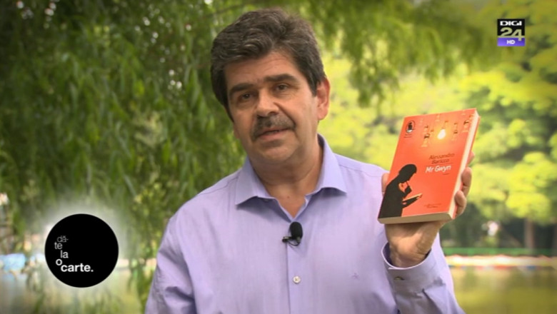 „Da-te la o carte”. Radu Paraschivescu recomanda „Mr. Gwyn”, de Alessandro Baricco Imagine