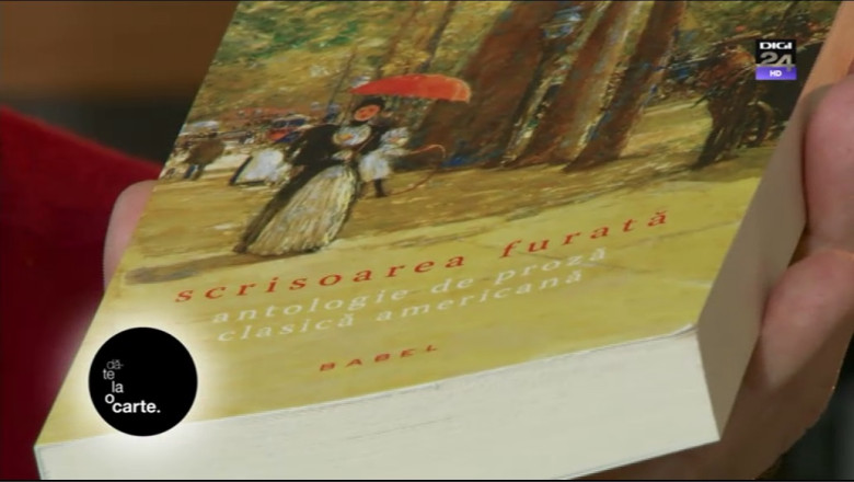 DA-TE LA O CARTE. Radu Paraschivescu recomanda „Scrisoarea furata”, antologie de proza scurta americana Imagine