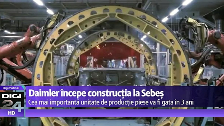 Daimler-Benz incepe la Sebes constructia fabricii de cutii de viteze pentru Mercedes. Statul roman sustine lucrarea cu 37 de milioane de euro Imagine