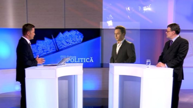 Daniel Barbu, surprins in studioul Digi24 de holograma reporterului Toma Petcu Imagine