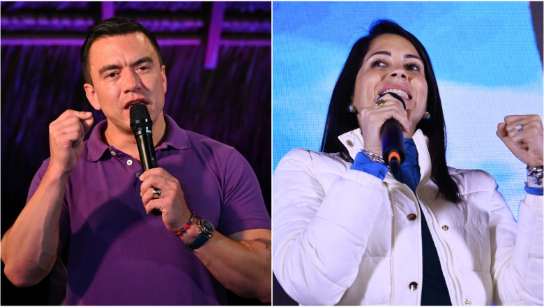 Daniel Noboa, declarat castigator al alegerilor prezidentiale din Ecuador. Rivala sa Luisa Gonzalez contesta rezultatul Imagine