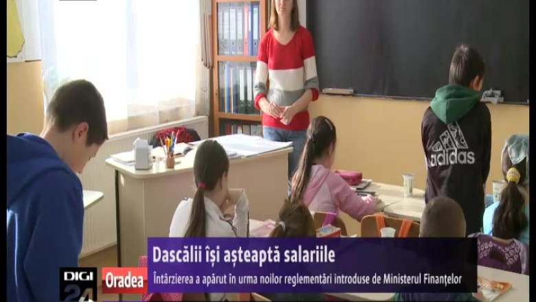 Dascalii isi asteapta salariile. Multi au probleme pentru ca au intarziat cu plata ratelor la banci Imagine