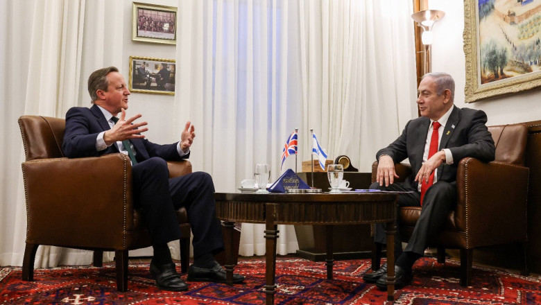David Cameron i-a cerut lui Netanyahu sa accepte solutia cu doua state Imagine