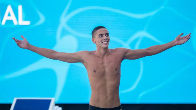 David Popovici a fost desemnat cel mai bun sportiv la Europenele de la Roma Imagine