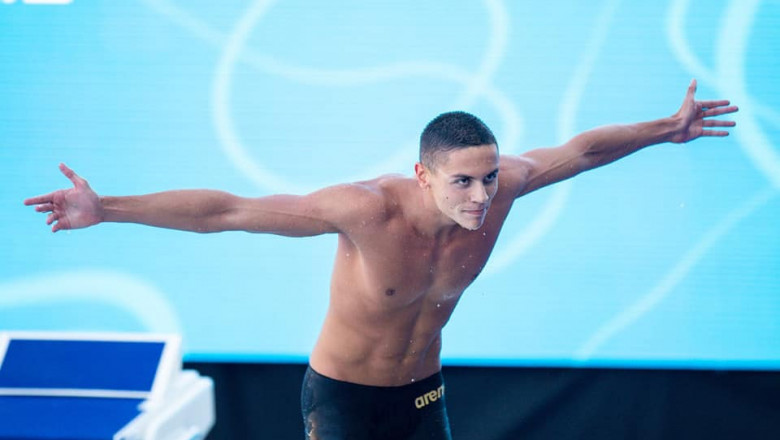 David Popovici, ales cel mai bun sportiv din Balcani in 2022. I-a devansat pe Djokovic si pe Modric Imagine