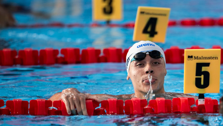 David Popovici, dupa ce s-a retras din finala probei de 100 m liber: „Uneori, cel mai curajos lucru e sa stii cand sa spui stop” Imagine