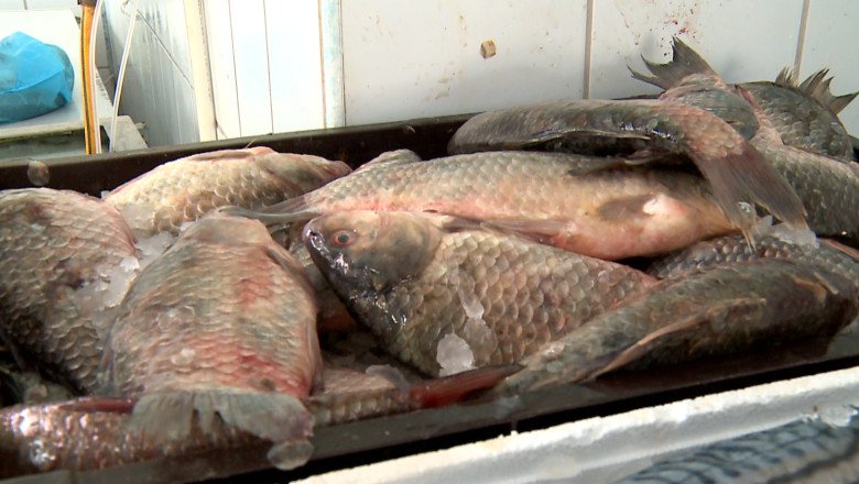 De Buna Vestire, iesenii se inghesuie la cumparat peste proaspat din pescarii Imagine