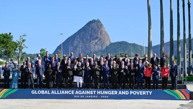 De ce lipseste Joe Biden din fotografia de grup a liderilor G20 reuniti la Rio de Janeiro Imagine
