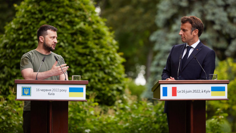 De ce Macron nu livreaza mai multe arme Ucrainei? „Franta risca sa devina irelevanta” Imagine