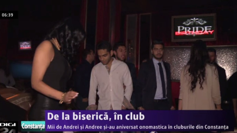 De la biserica, in club. Mii de Andrei si Andree si-au aniversat onomastica in cluburile din Constanta Imagine