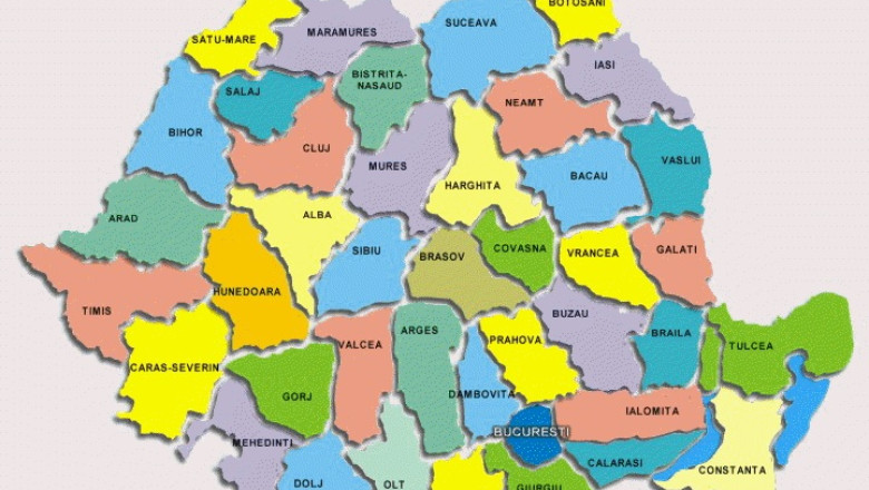 De la ce provine denumirea judetelor din Romania Imagine