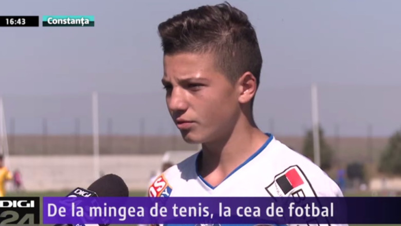 De la mingea de tenis, la cea de fotbal Imagine