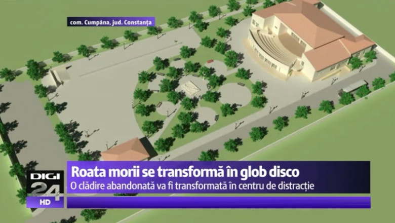 De la roata morii la globul disco. O moara abandonata din Constanta se transforma in centru de distractii cu bani de la UE Imagine