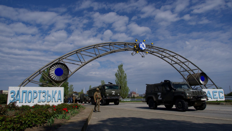 De la „scut uman” la „scut nuclear”. SUA acuza Rusia ca a transformat cea mai mare centrala nucleara din Ucraina intr-o baza militara Imagine