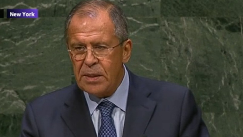 De la tribuna  ONU, Serghei Lavrov acuza SUA ca isi apara interesele prin forta armelor Imagine