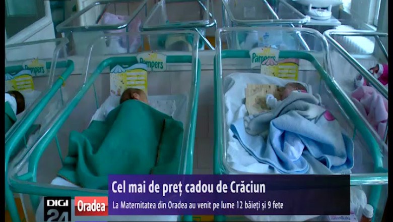 De sarbatori, la Maternitatea din Oradea au venit pe lume 14 baieti si 9 fete Imagine