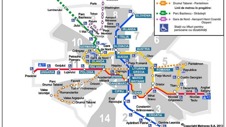 De Ziua Europei, statiile de metrou au nume noi Imagine
