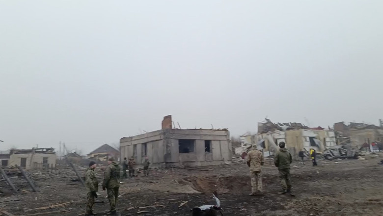 Decizia Rusiei dupa ce si-a bombardat propriul sat la granita cu Ucraina Imagine