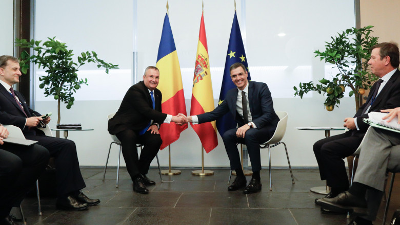 Declaratie comuna Ciuca-Sanchez: Spania sprijina integrarea „prompta” si „deplina” a Romaniei in Schengen Imagine