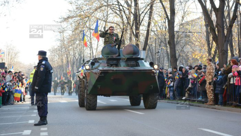 Defilarea de la Timisoara, de Ziua Nationala a Romaniei, in imagini Imagine
