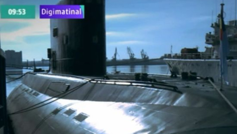 „Delfinul”, asasinul tacut din mare. Submarinul de atac a fost construit in 1985 Imagine