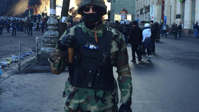 Delta, fostul militar israelian care a comandat „Castile Albastre ale Maidanului” de la Kiev Imagine