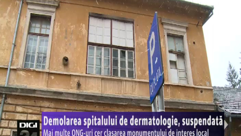 Demolarea spitalului de dermatologie, suspendata Imagine