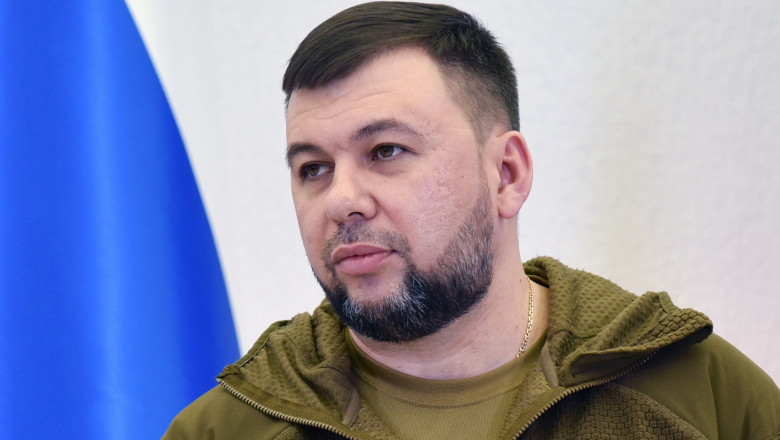 Denis Pusilin, liderul autoproclamatei Republici Populare Donetk, recunoaste o situatie „dificila” pe front Imagine