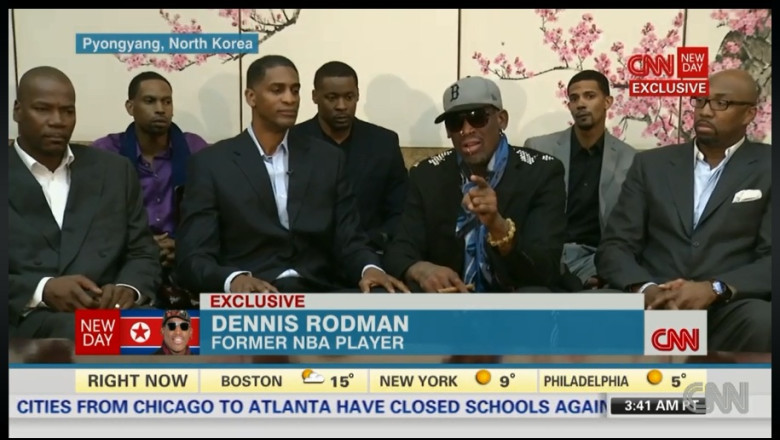 Dennis Rodman, reactie violenta la CNN Imagine