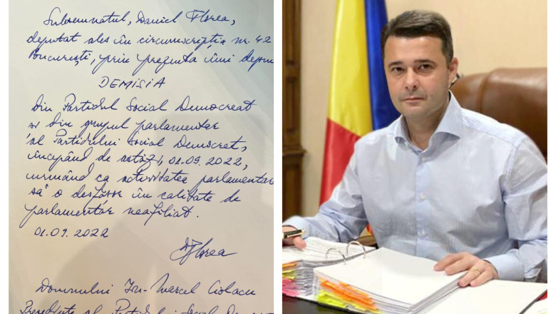 Deputatul Daniel Florea a anuntat ca demisioneaza din PSD si explica motivul pe Facebook Imagine