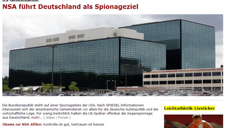Der Spiegel: Uniunea Europeana era o tinta prioritara a spionajului NSA Imagine
