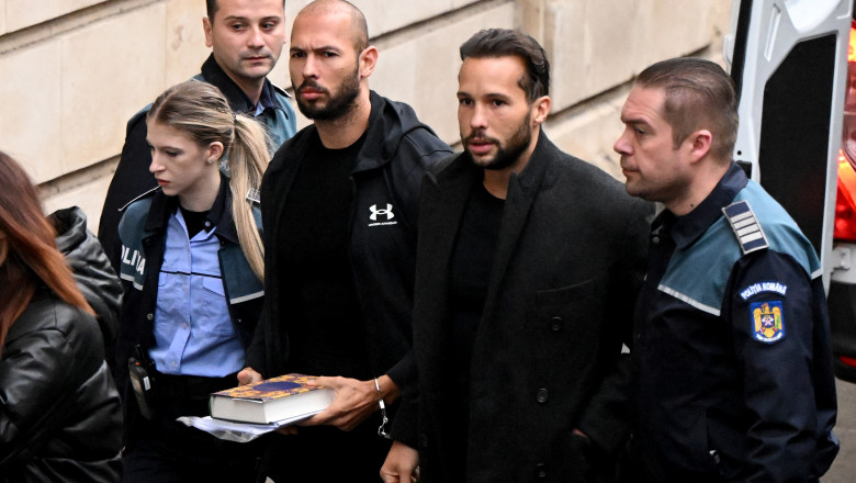 Descinderi de amploare la apropiati ai fratilor Andrew si Tristan Tate Imagine