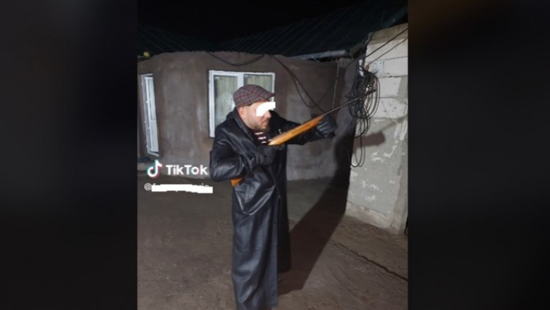 Descinderi in Mizil, dupa ce un barbat a postat pe o retea sociala un video cu el tinand in mana o pusca Imagine