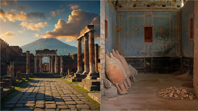 „Descoperirea secolului” in Pompeii arata cum traiau bogatii orasului antic si ce faceau inainte sa fie ucisi de eruptia Vezuviului Imagine