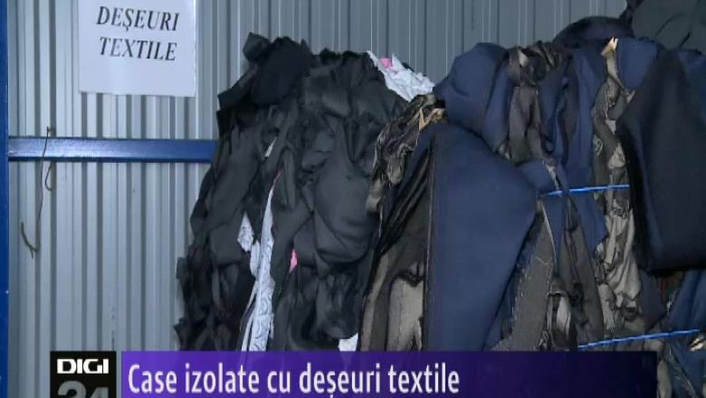 Deseuri textile folosite pentru termoizolare Imagine