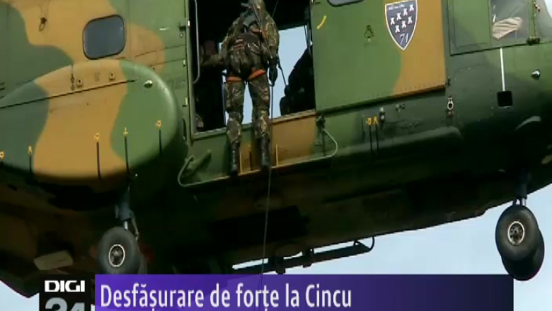 Desfasurare de forte la Cincu Imagine