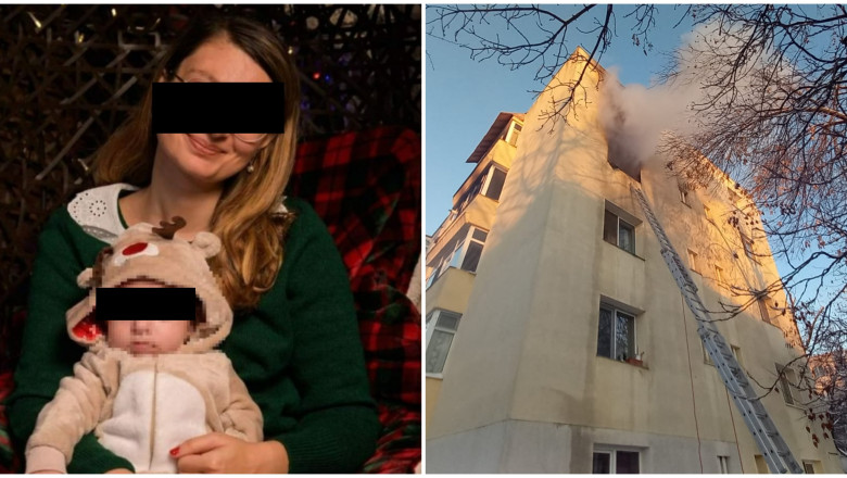 Detalii cutremuratoare despre tragedia din Iasi, unde o mama si-a aruncat bebelusul de 5 luni de la etajul 3, ca sa il salveze din foc Imagine